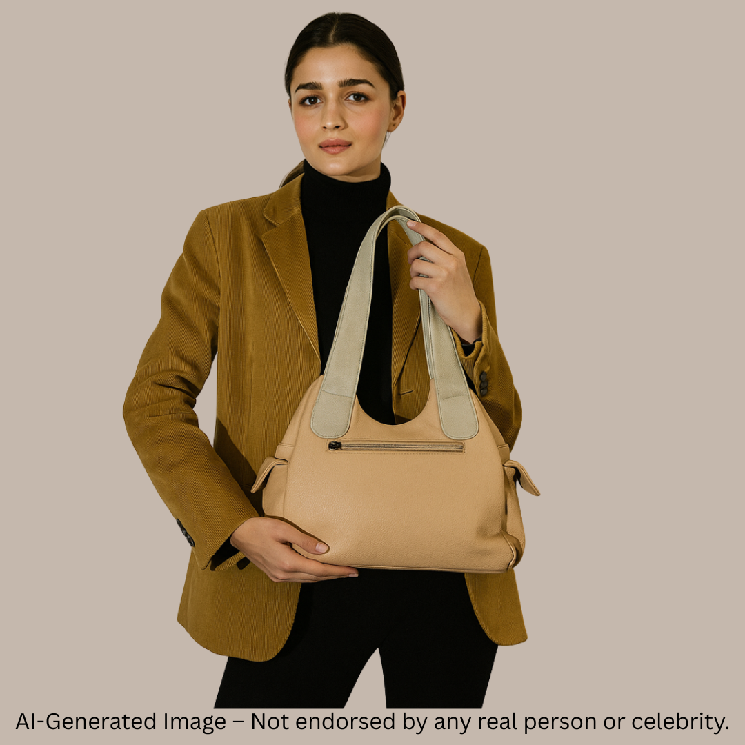 Designer Buckle Strap Handbag for Women