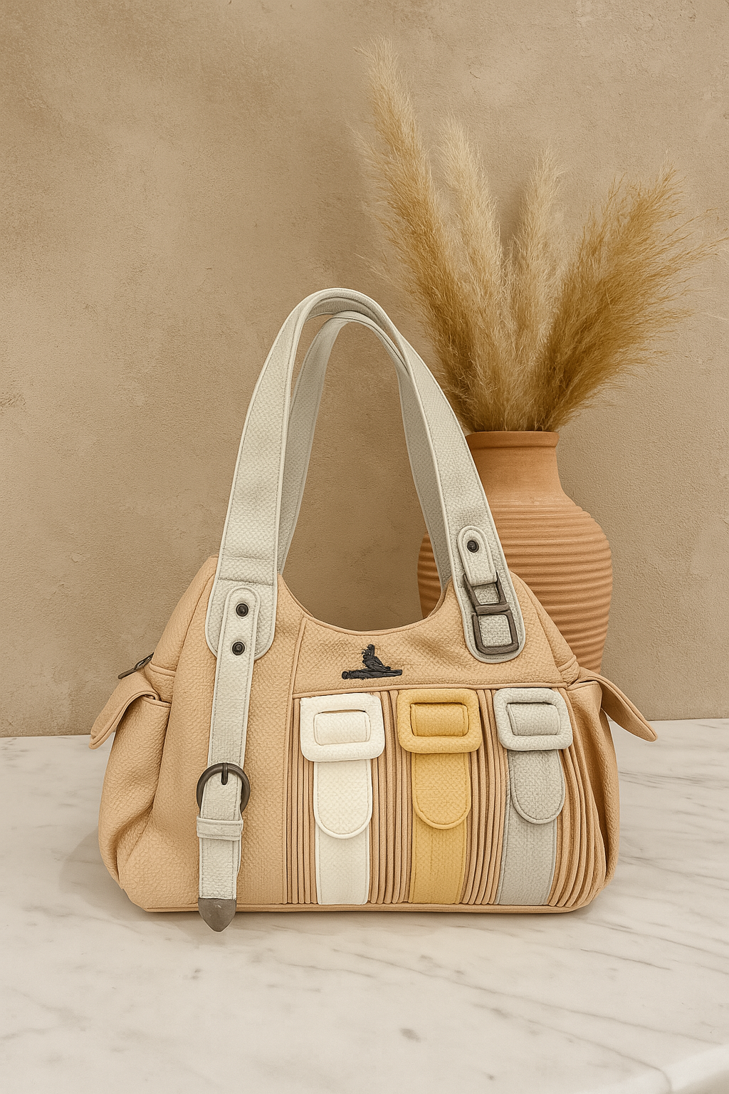 Designer Buckle Strap Handbag for Women